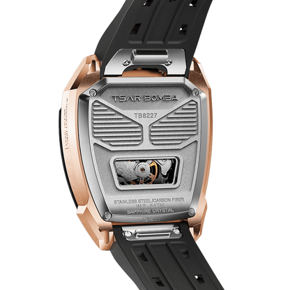 Tsarbomba Reactor-Core Decay Mechanical Carbon Fiber Watch