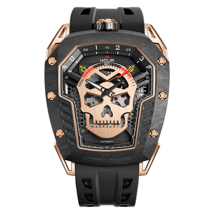 Tsarbomba Reactor-Core Decay Mechanical Carbon Fiber Watch