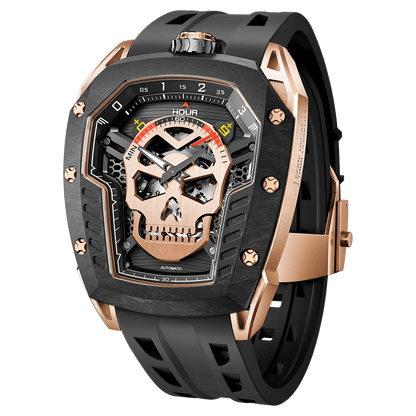 Tsarbomba Reactor-Core Decay Mechanical Carbon Fiber Watch