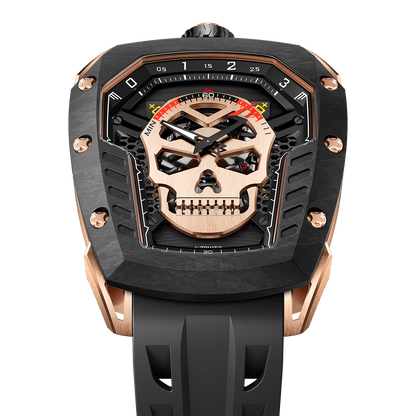 Tsarbomba Reactor-Core Decay Mechanical Carbon Fiber Watch