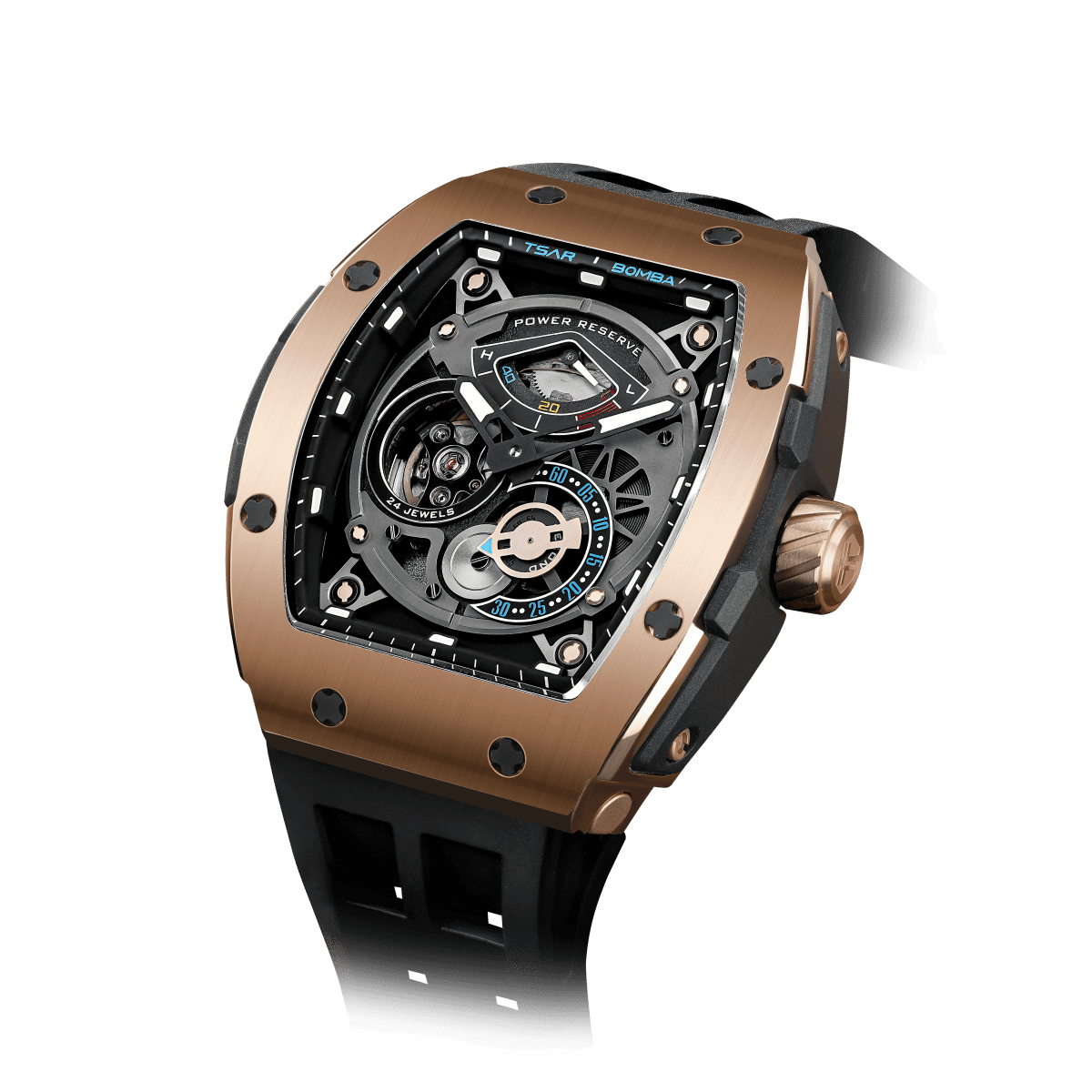 Tsarbomba Elemental TB8210A Men's Luxury Chronograph Watch