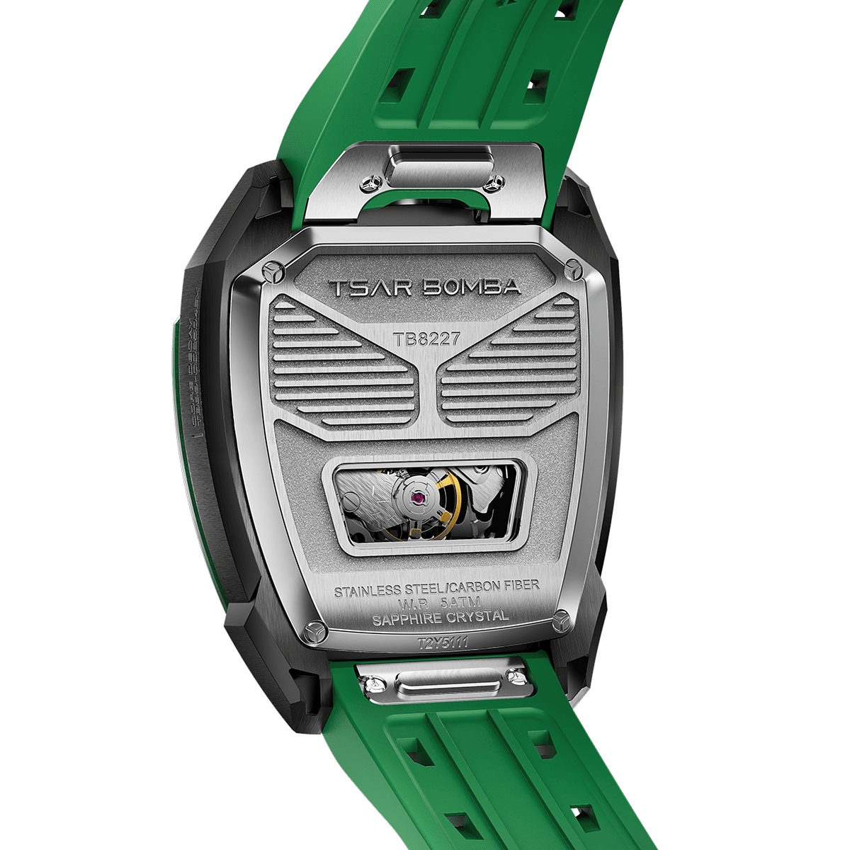 Tsarbomba Reactor-Core Decay Mechanical Carbon Fiber Watch