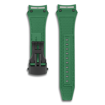 TSAR BOMBA Dark Matter Fluororubber Replacement Watch Strap