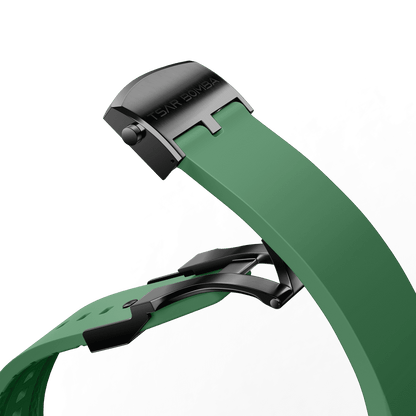 TSAR BOMBA Dark Matter Fluororubber Replacement Watch Strap