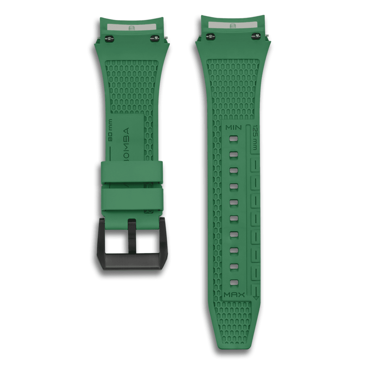 TSAR BOMBA Dark Matter Fluororubber Replacement Watch Strap