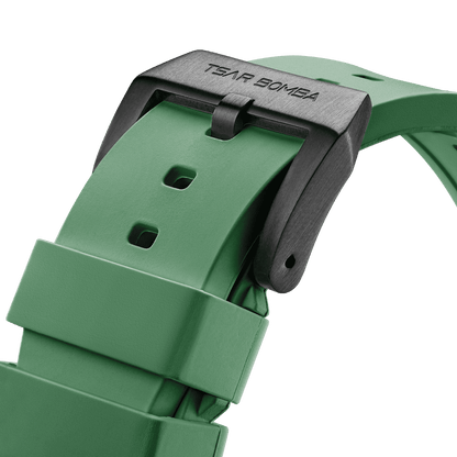 TSAR BOMBA Dark Matter Fluororubber Replacement Watch Strap