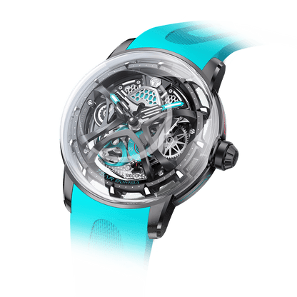 Tsarbomba Skunk Works T1 Men's Mechanical Watch Silicone Strap