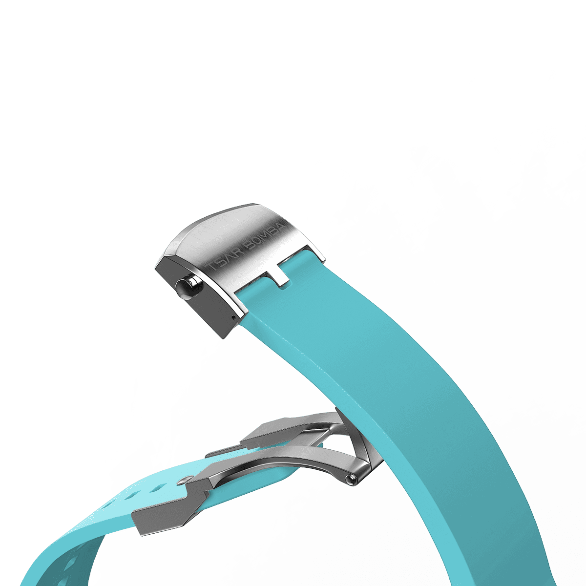 Tsarbomba Atomic Interchangeable Watch Strap Fluororubber Classic or Deployant Clasp
