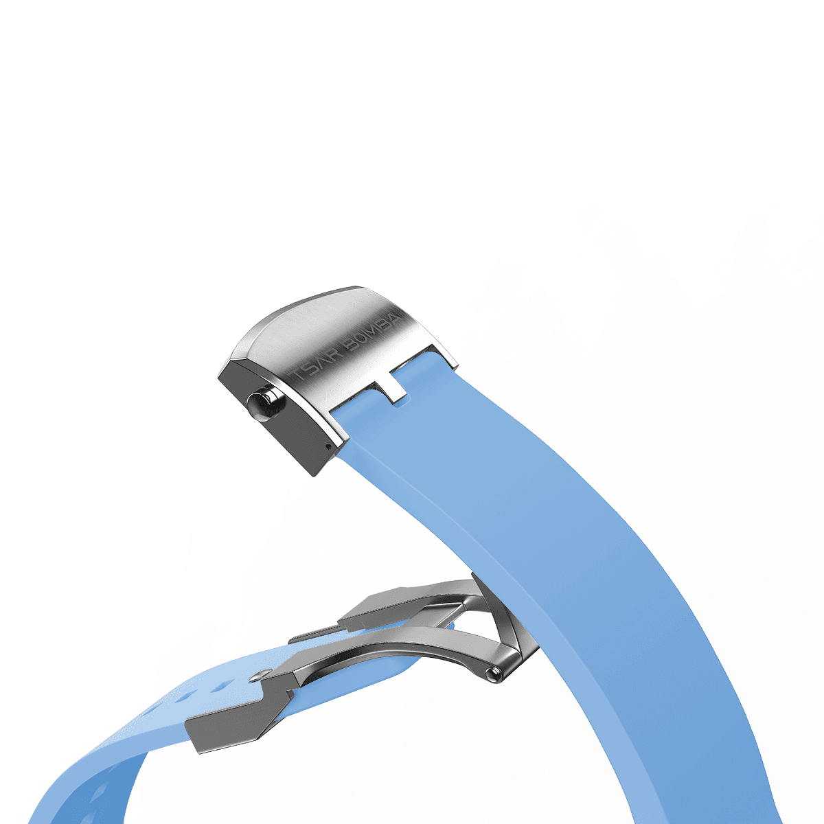 Tsarbomba Atomic Interchangeable Watch Strap Fluororubber Classic or Deployant Clasp