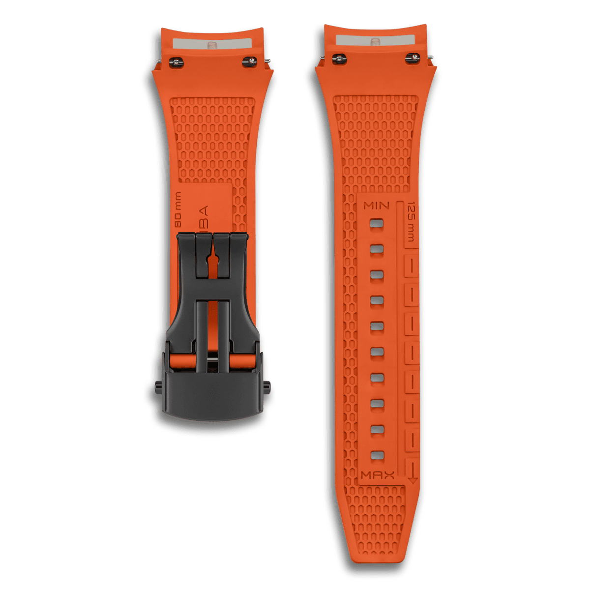TSAR BOMBA Dark Matter Fluororubber Replacement Watch Strap