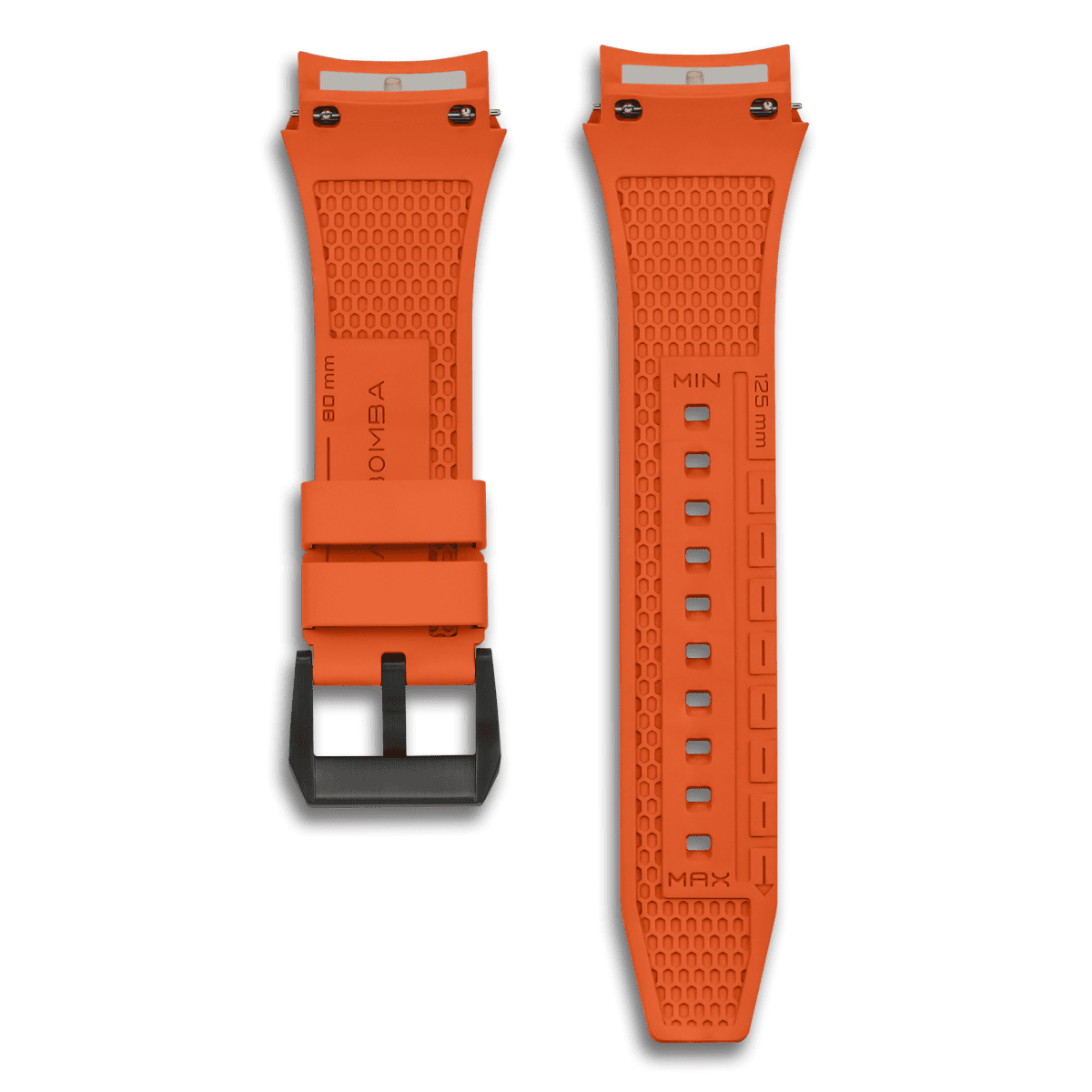 TSAR BOMBA Dark Matter Fluororubber Replacement Watch Strap