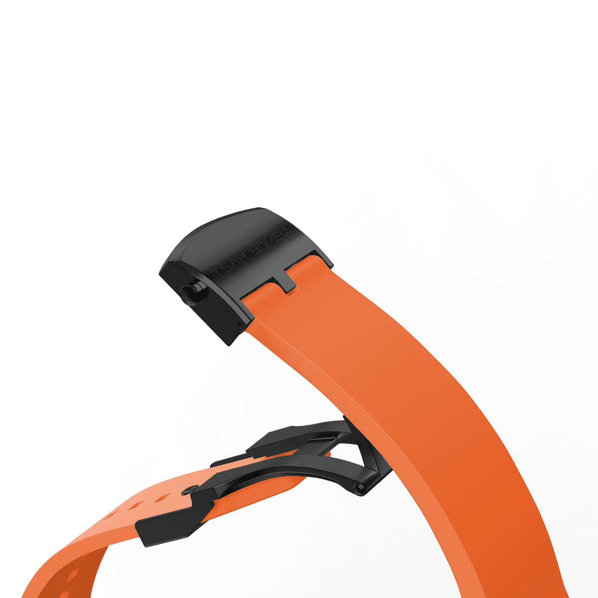 Tsarbomba Atomic Interchangeable Watch Strap Fluororubber Classic or Deployant Clasp