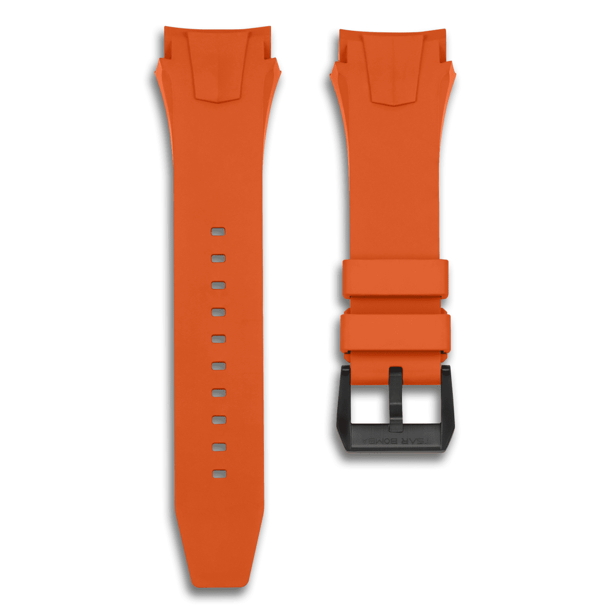 TSAR BOMBA Dark Matter Fluororubber Replacement Watch Strap