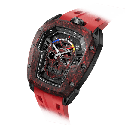 Tsarbomba Reactor-Core Decay Mechanical Carbon Fiber Watch