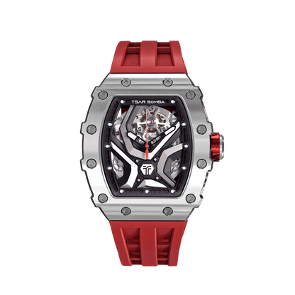 TSAR BOMBA Elemental-TB8206A Men's Tonneau Automatic Sport Watch