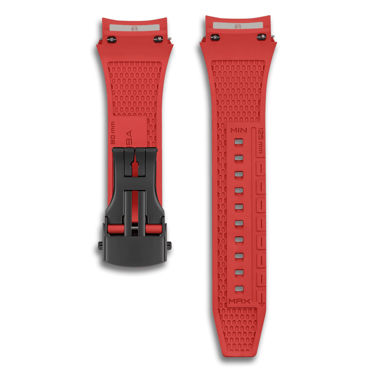 TSAR BOMBA Dark Matter Fluororubber Replacement Watch Strap