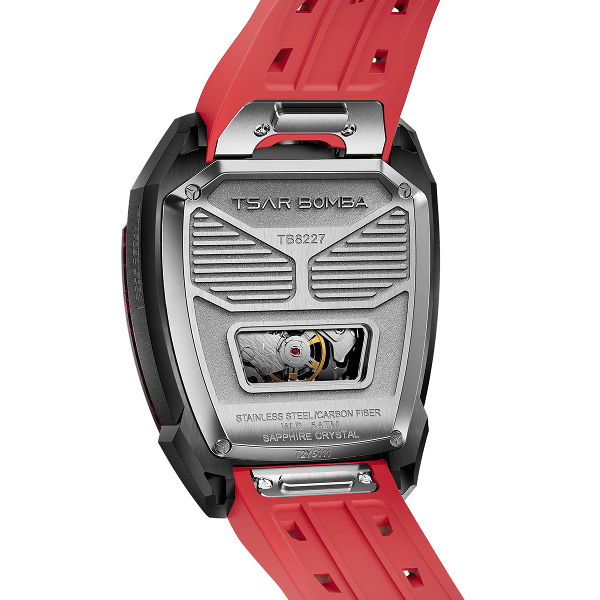 Tsarbomba Reactor-Core Decay Mechanical Carbon Fiber Watch