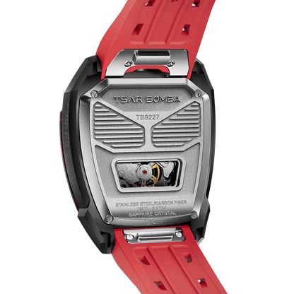 Tsarbomba Reactor-Core Decay Mechanical Carbon Fiber Watch