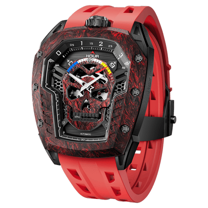 Tsarbomba Reactor-Core Decay Mechanical Carbon Fiber Watch