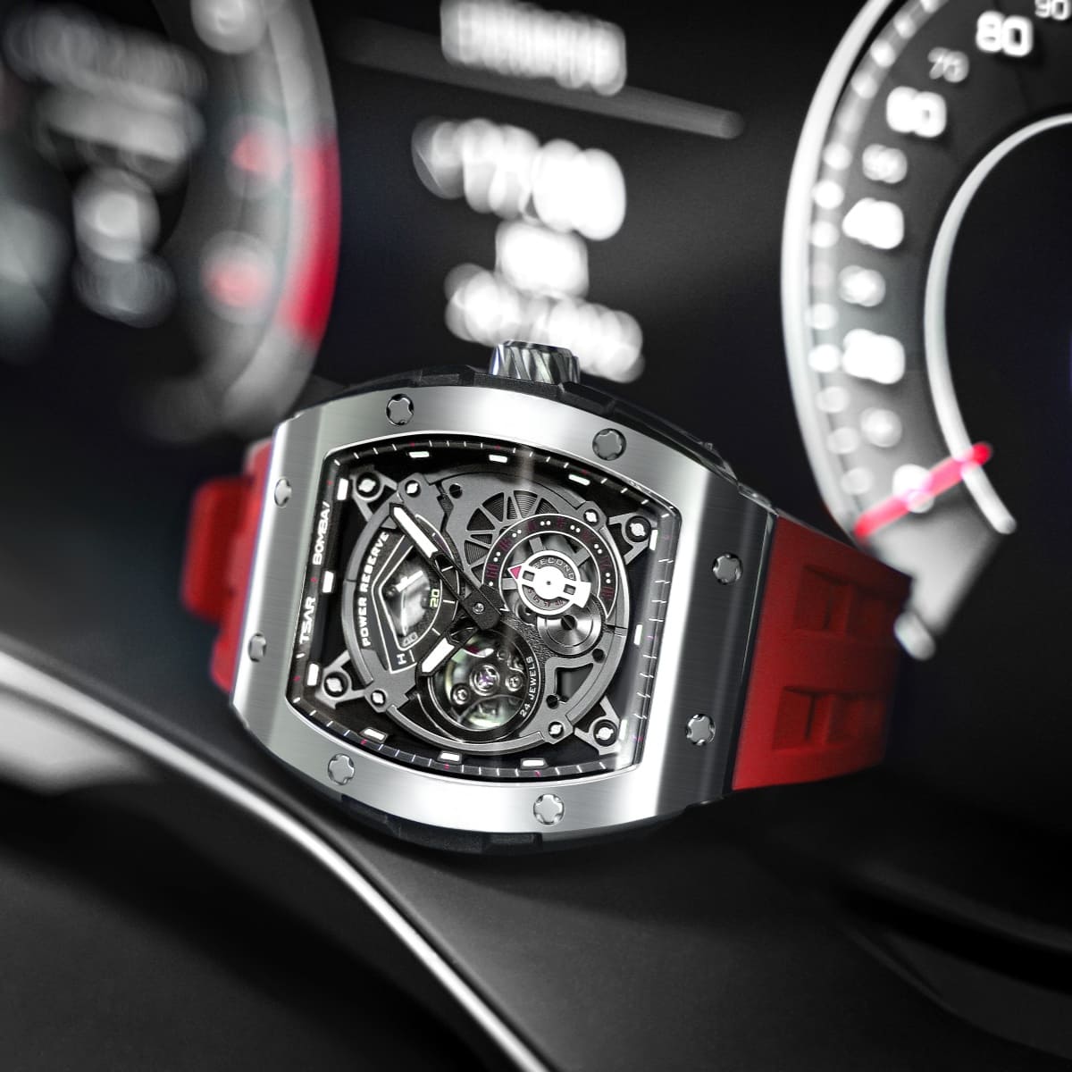 Tsarbomba Elemental TB8210A Men's Luxury Chronograph Watch
