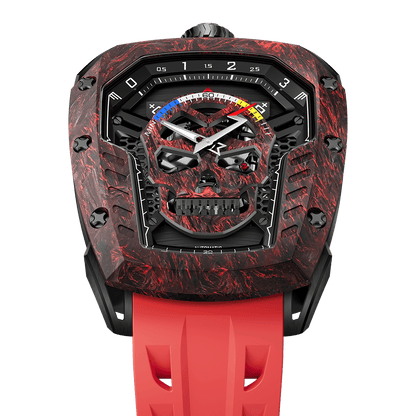Tsarbomba Reactor-Core Decay Mechanical Carbon Fiber Watch