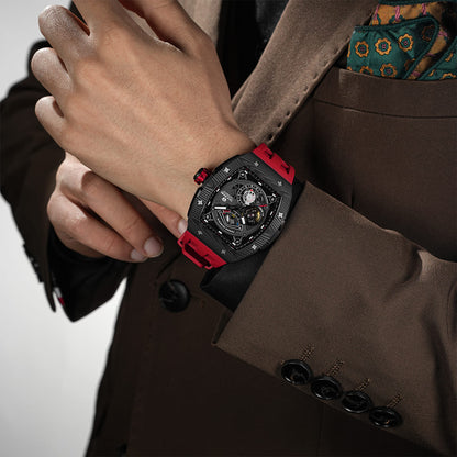 Tsarbomba Elemental TB8210CF Mechanical Carbon Fiber Watch