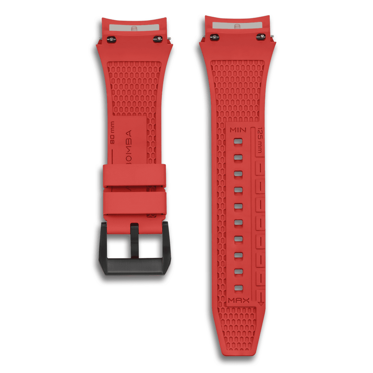 TSAR BOMBA Dark Matter Fluororubber Replacement Watch Strap