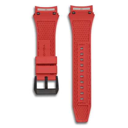 TSAR BOMBA Dark Matter Fluororubber Replacement Watch Strap