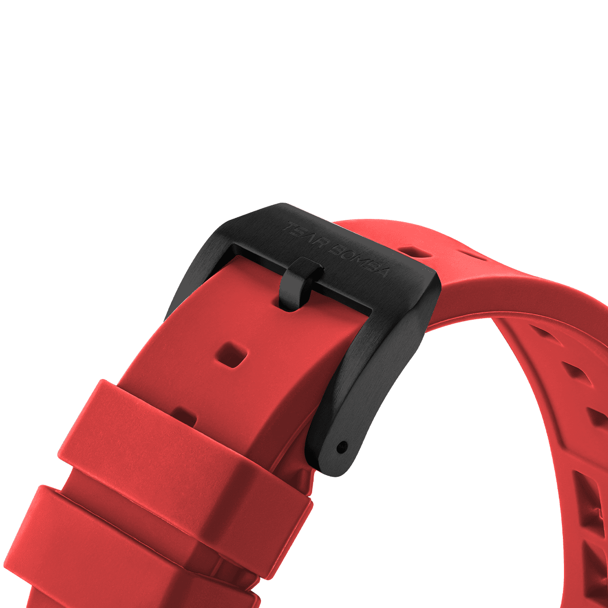 Tsarbomba Atomic Interchangeable Watch Strap Fluororubber Classic or Deployant Clasp