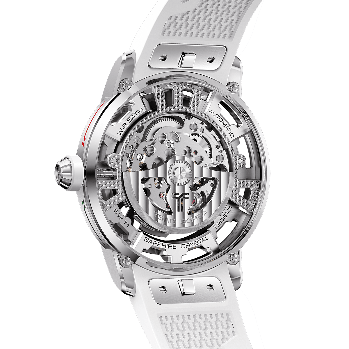 Tsarbomba Skunk Works T1 Men's Mechanical Watch Silicone Strap
