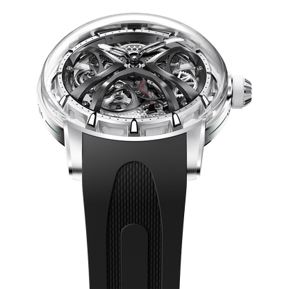 Tsarbomba Skunk Works T1 Men's Mechanical Watch Silicone Strap