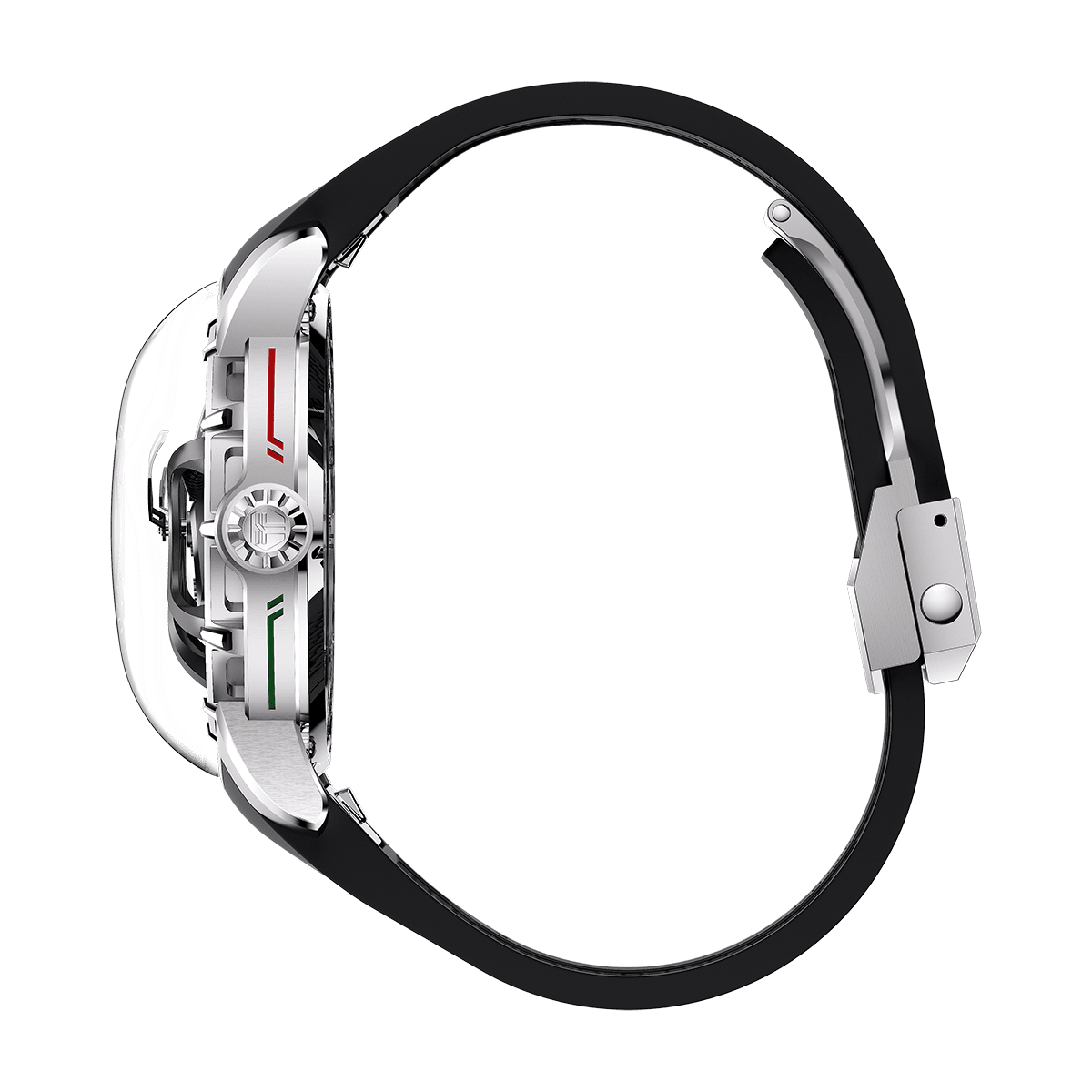 Tsarbomba Skunk Works T1 Men's Mechanical Watch Silicone Strap