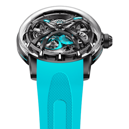 Tsarbomba Skunk Works T1 Men's Mechanical Watch Silicone Strap