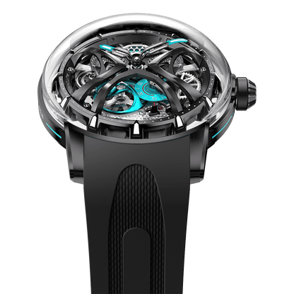 Tsarbomba Skunk Works T1 Men's Mechanical Watch Silicone Strap