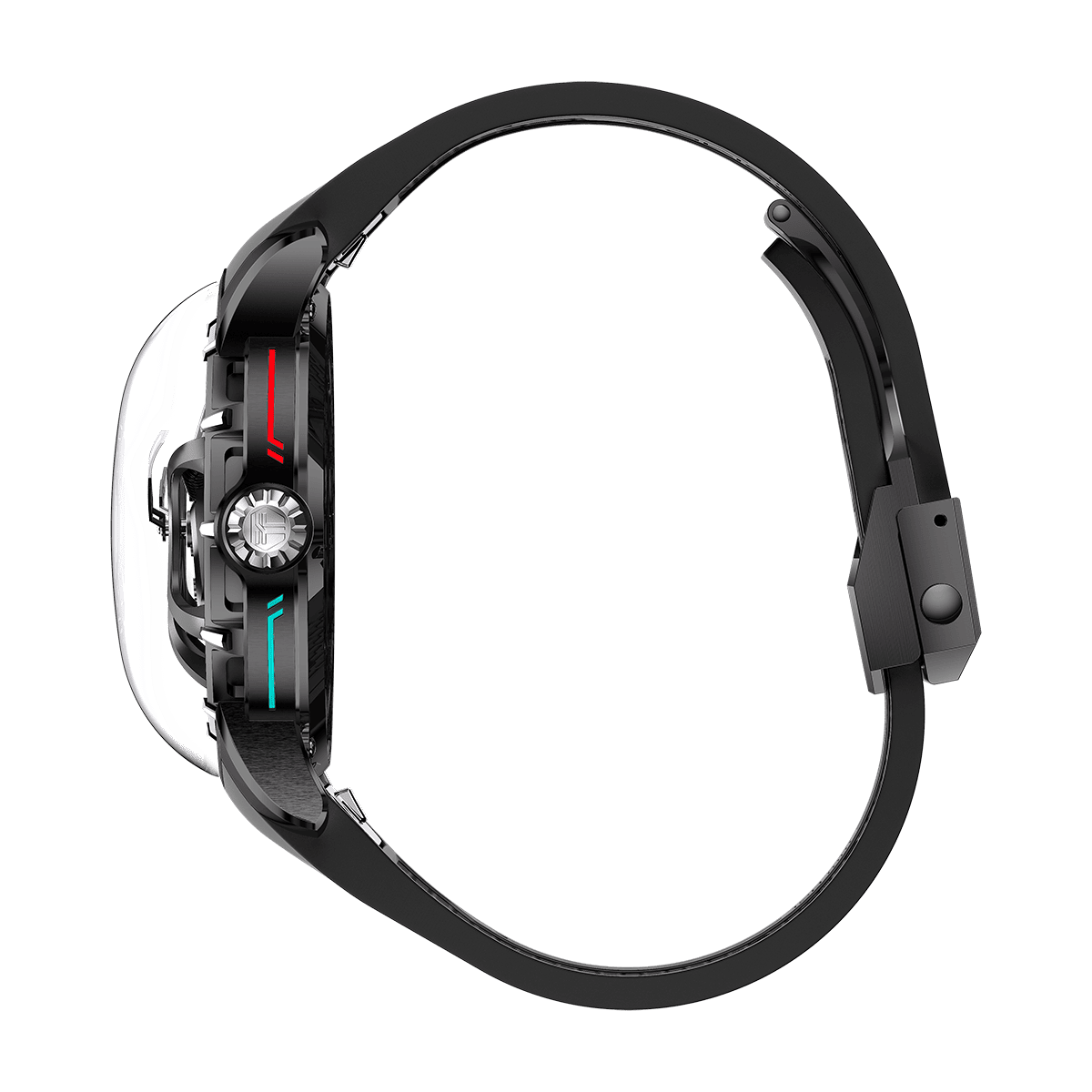 Tsarbomba Skunk Works T1 Men's Mechanical Watch Silicone Strap