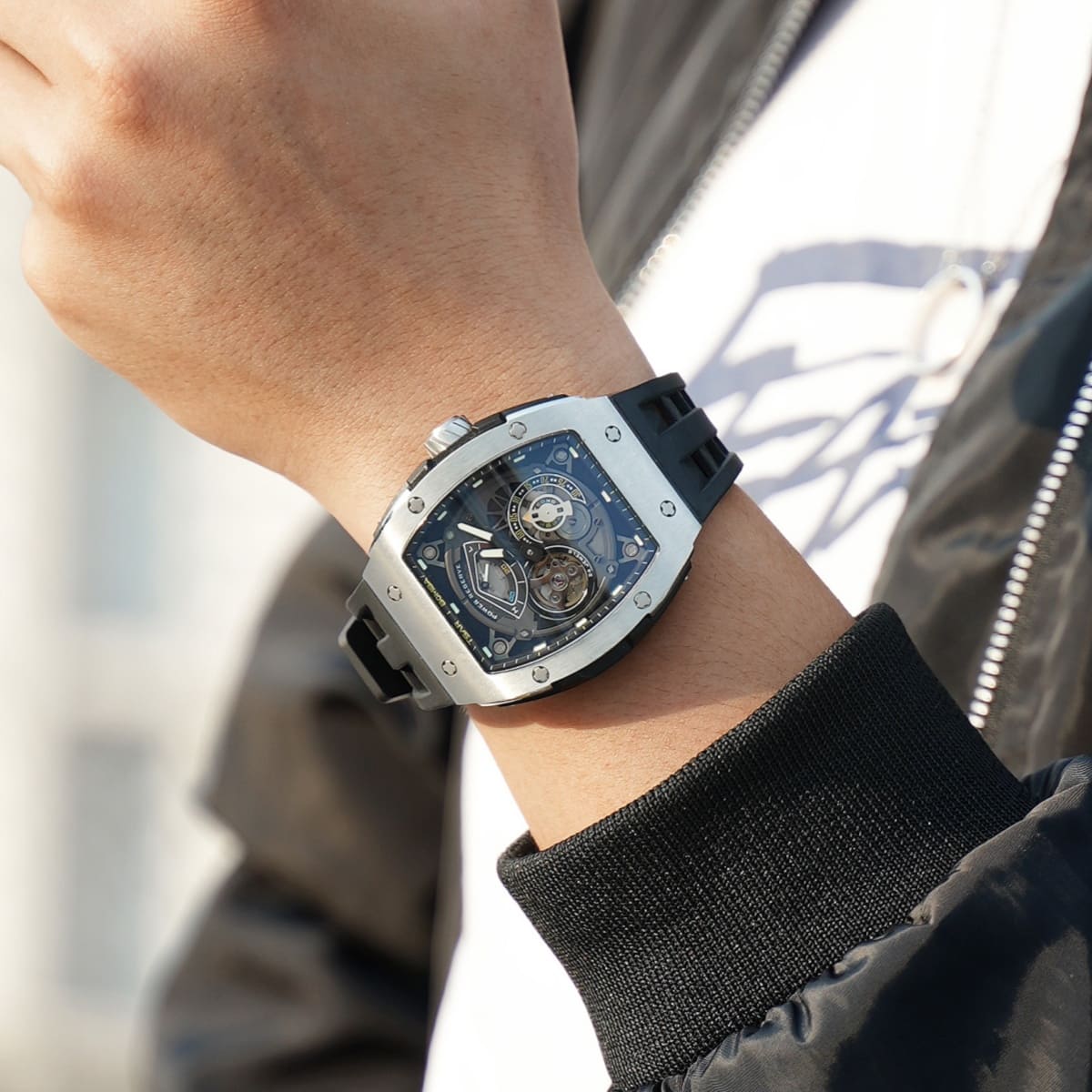 Tsarbomba Elemental TB8210A Men's Luxury Chronograph Watch