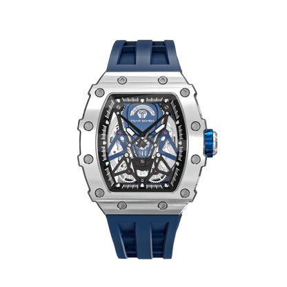 TSAR BOMBA Elemental TB8207A Men's Automatic Tonneau Wrist Watch