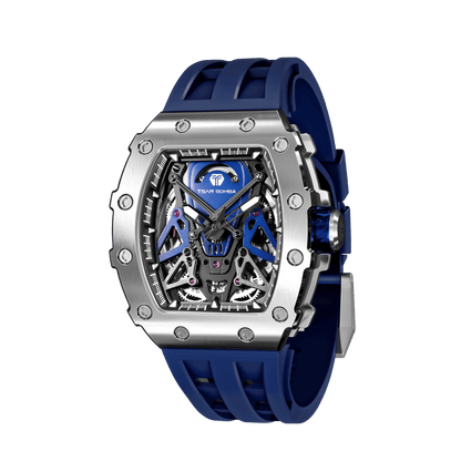 TSAR BOMBA Elemental TB8207A Men's Automatic Tonneau Wrist Watch
