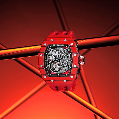 TSAR BOMBA TB8208CF Carbon Fiber Automatic Mechanical Watch