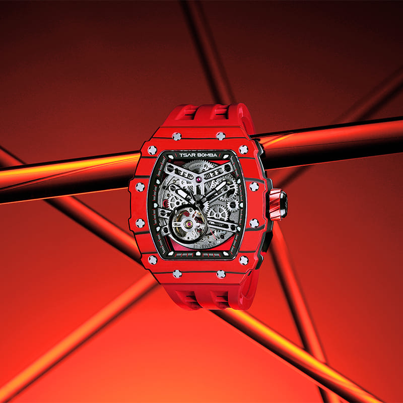 Tsarbomba Elemental TB8208CF Carbon Fiber Automatic Men's Watch