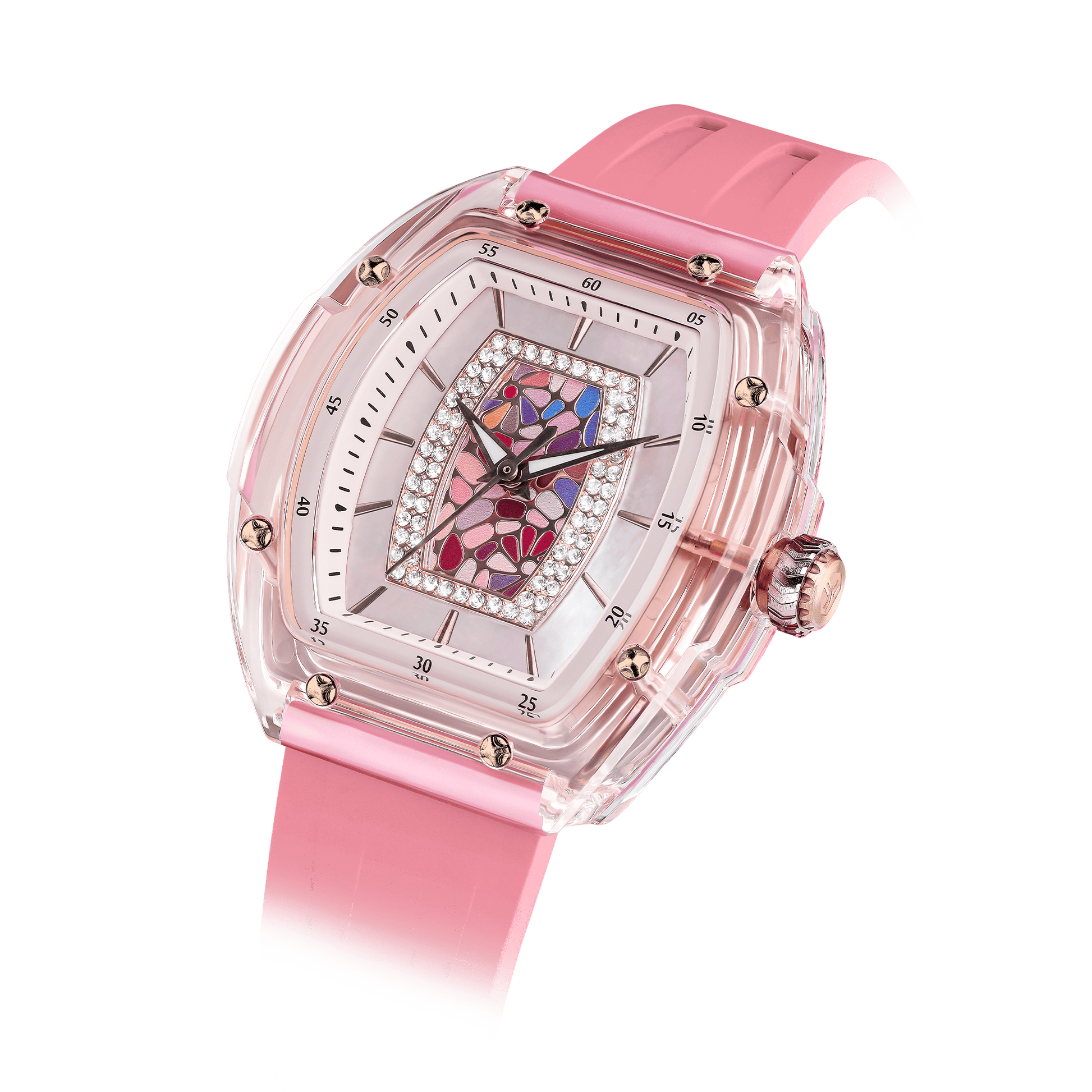 Tsar Bomba Nucleus Femme 2-TB8219 Women's Watch Transparent Case