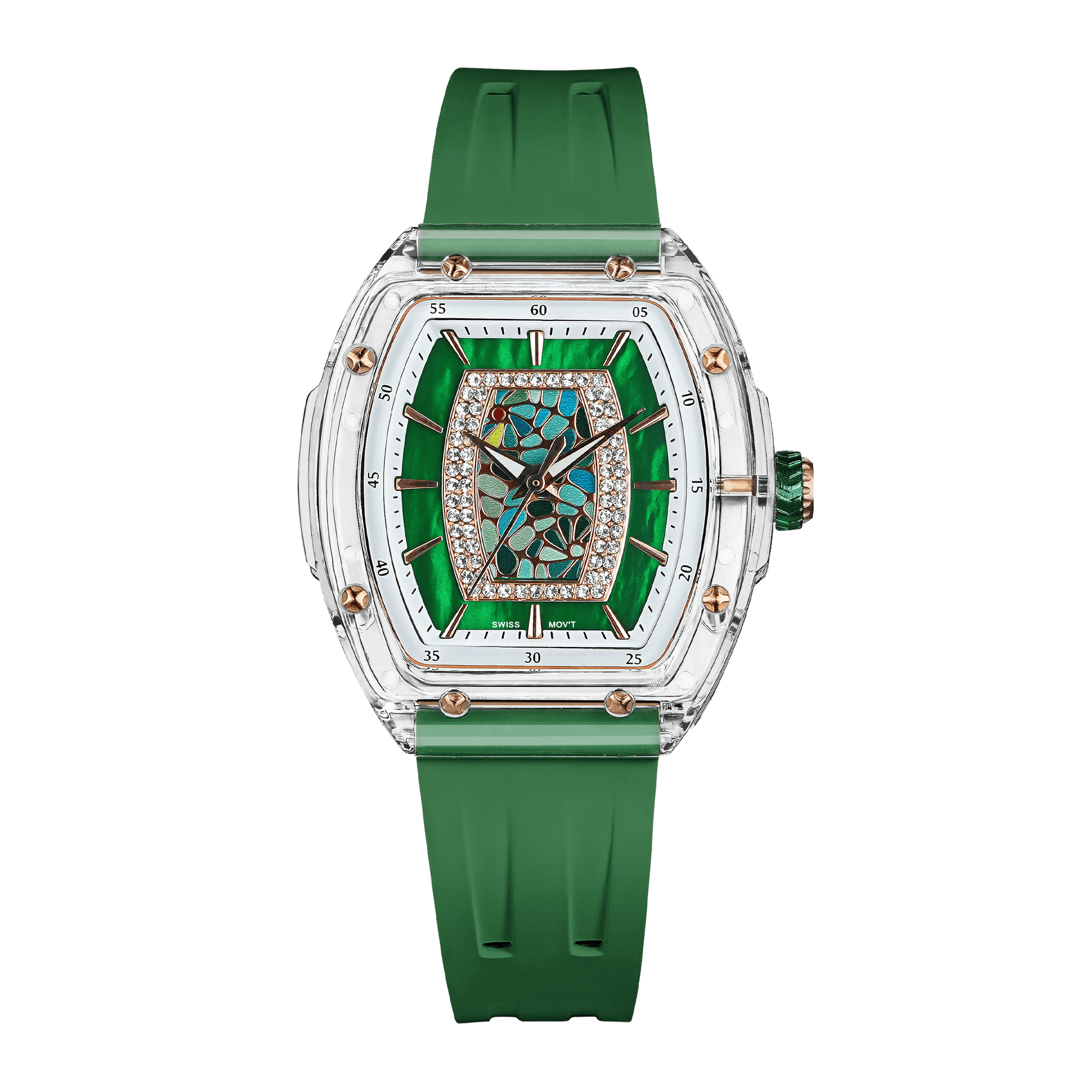 Tsar Bomba Nucleus Femme 2-TB8219 Women's Watch Transparent Case