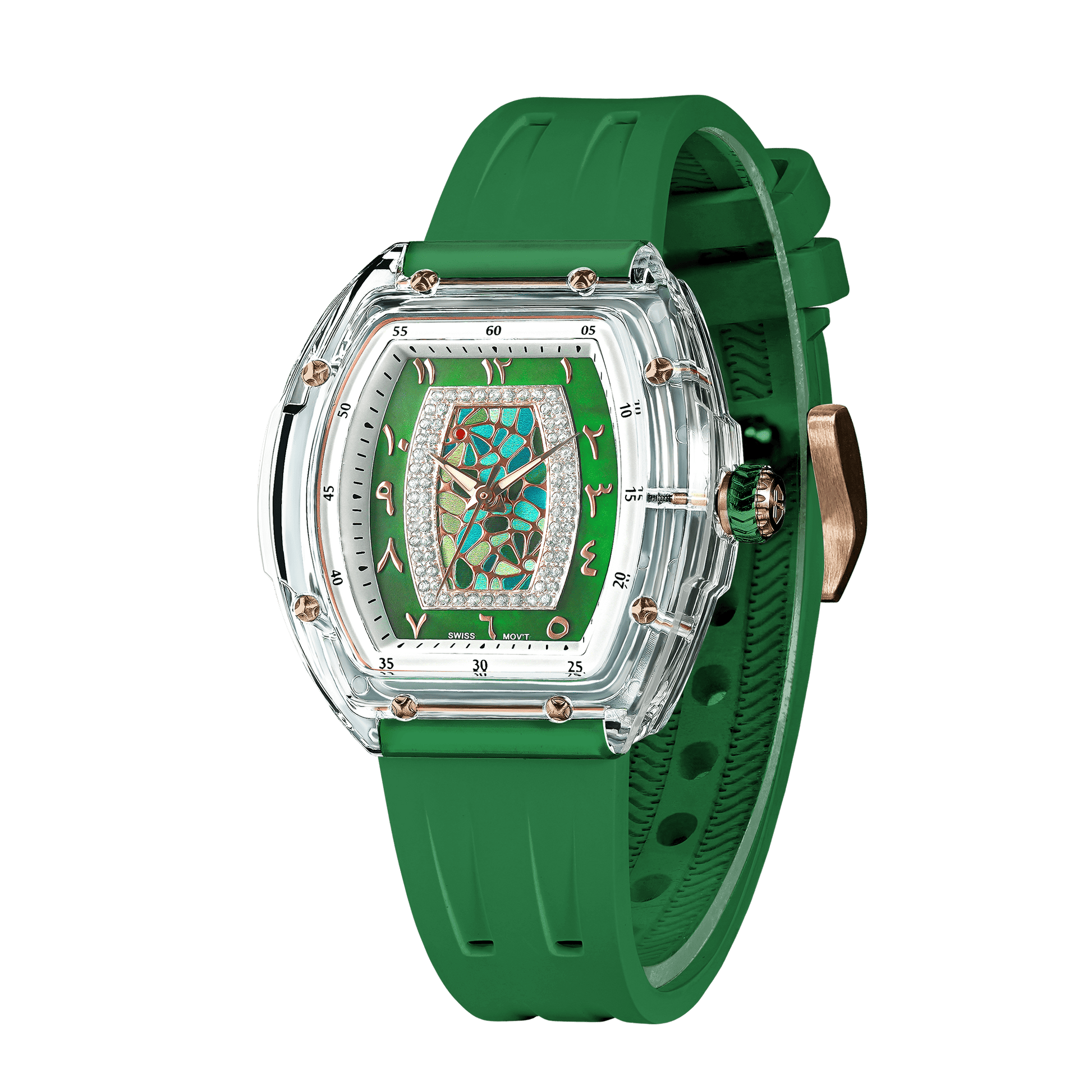 Tsar Bomba Nucleus Femme 2-TB8219 Women's Watch Transparent Case