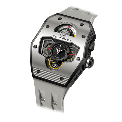 Tsarbomba Parallax Mechanical Watch Featuring Ceramic and Carbon Fiber