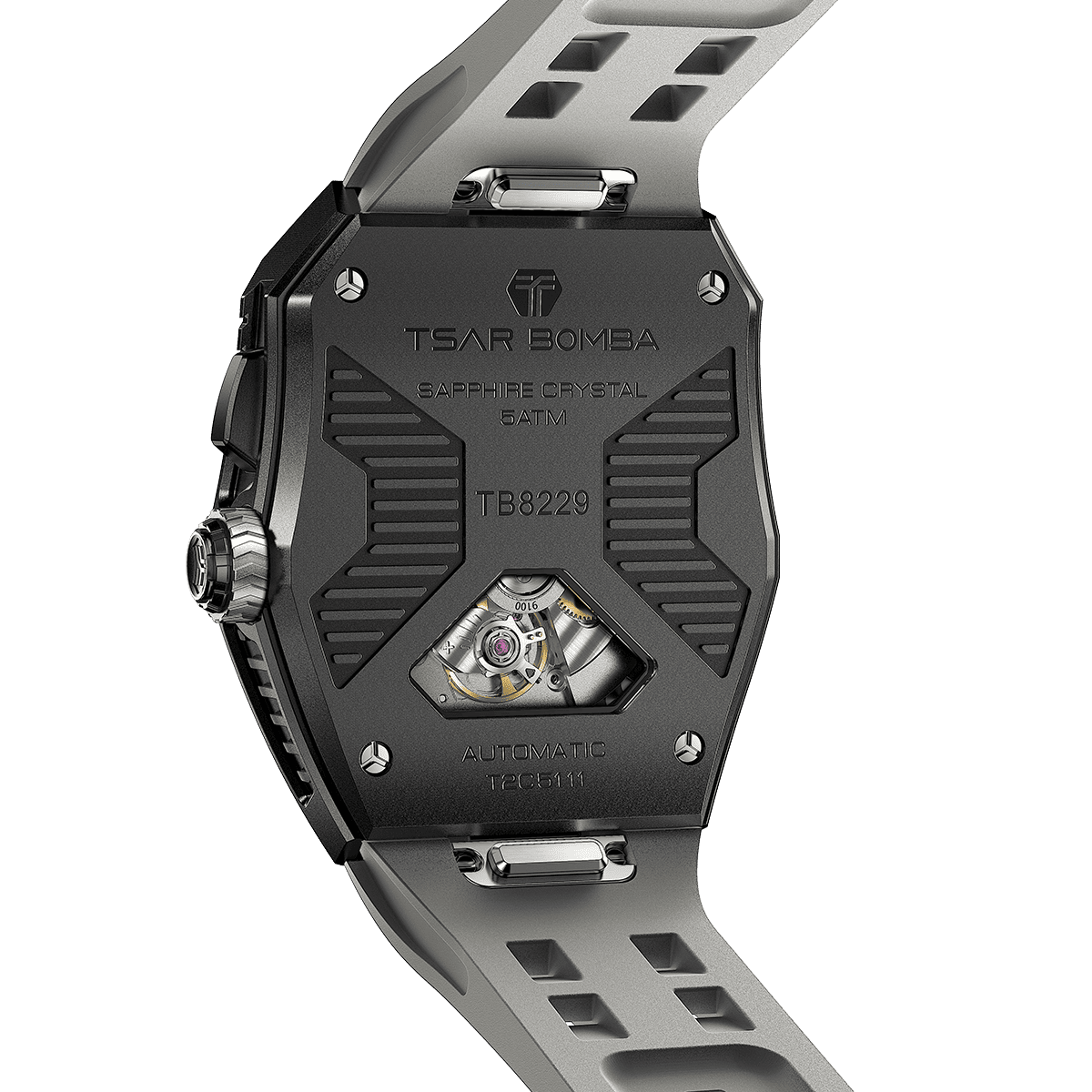 Tsarbomba Parallax Mechanical Watch Featuring Ceramic and Carbon Fiber