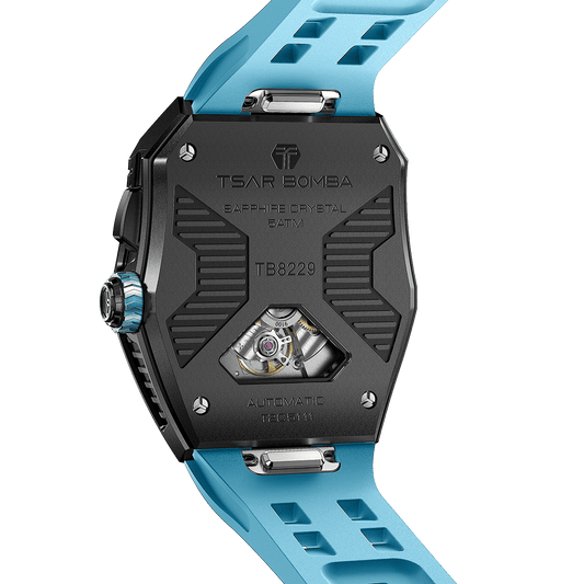 Tsarbomba Parallax Mechanical Watch Featuring Ceramic and Carbon Fiber