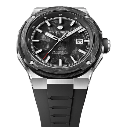 Tsarbomba Electron-Carbon-X II Mechanical Watch Carbon Fiber Dial
