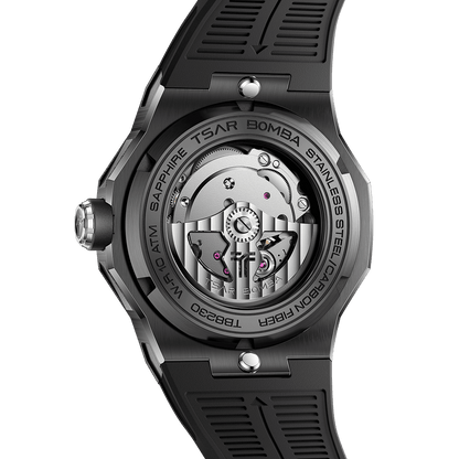 Tsarbomba Electron-Carbon-X II Mechanical Watch Carbon Fiber Dial