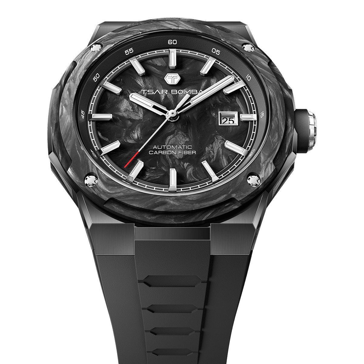 Tsarbomba Electron-Carbon-X II Mechanical Watch Carbon Fiber Dial