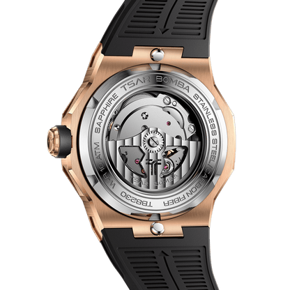 Tsarbomba Electron-Carbon-X II Mechanical Watch Carbon Fiber Dial